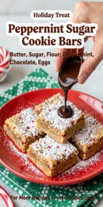 Peppermint Sugar Cookie Bars