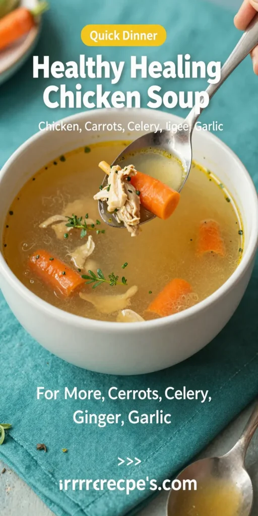 Healthy Healing Chicken Soup