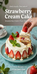 Strawberry Cream Cake