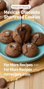 Mexican Chocolate Shortbread Cookies