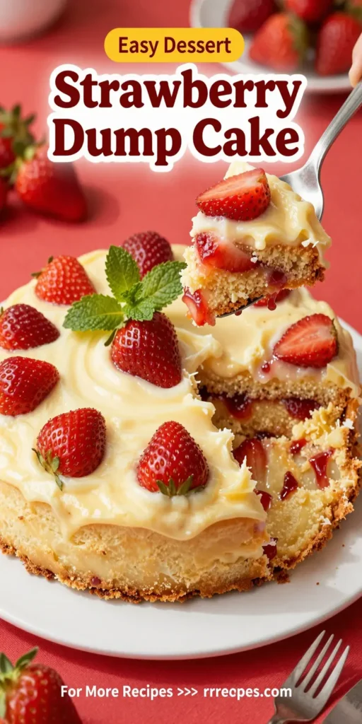 Strawberry Dump Cake