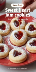 Sweet Heart Jam Cookies