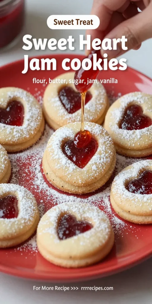 Sweet Heart Jam Cookies