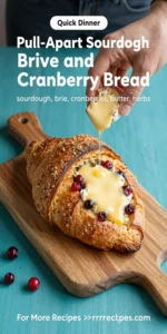Pull-Apart Sourdough Brie and Cranberry Bread
