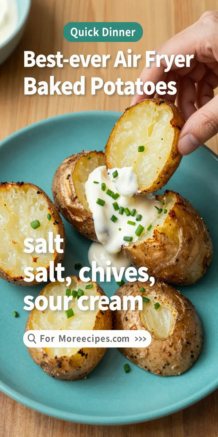 Best-ever air fryer baked potatoes