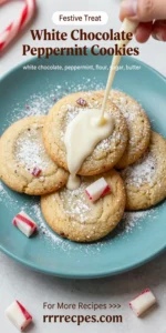 White Chocolate Peppermint Cookies