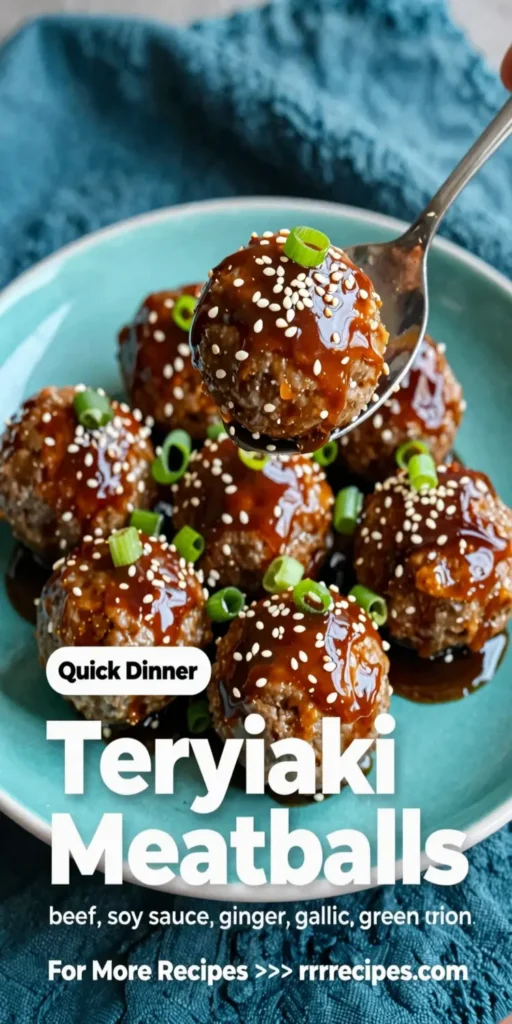 Teriyaki Meatballs