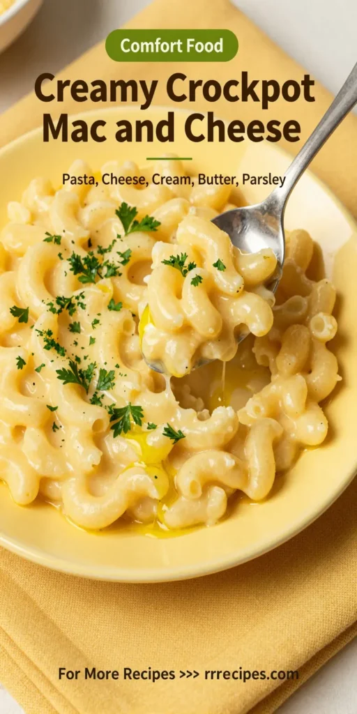 Creamy Crockpot Mac and Cheese