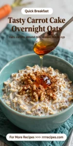 Tasty Carrot Cake Overnight Oats