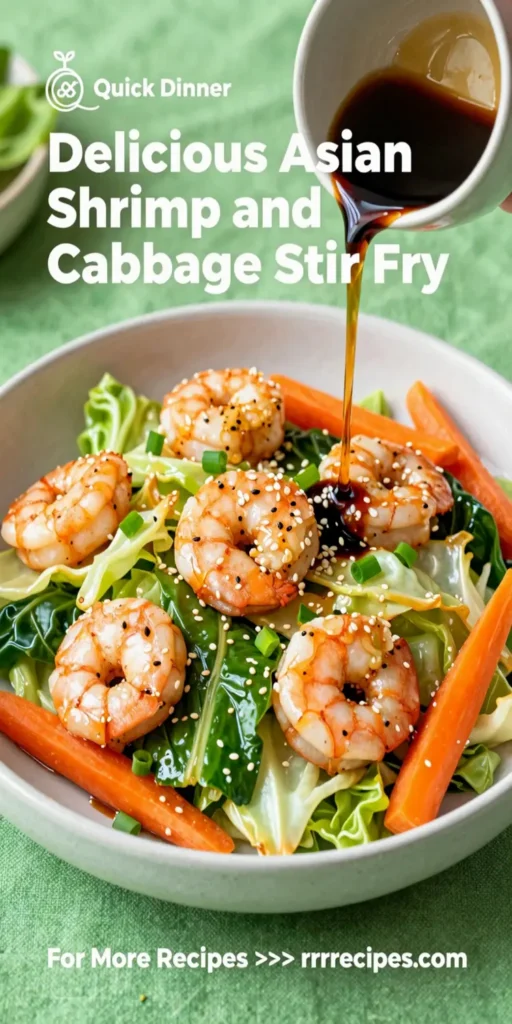 Delicious Asian Shrimp and Cabbage Stir Fry