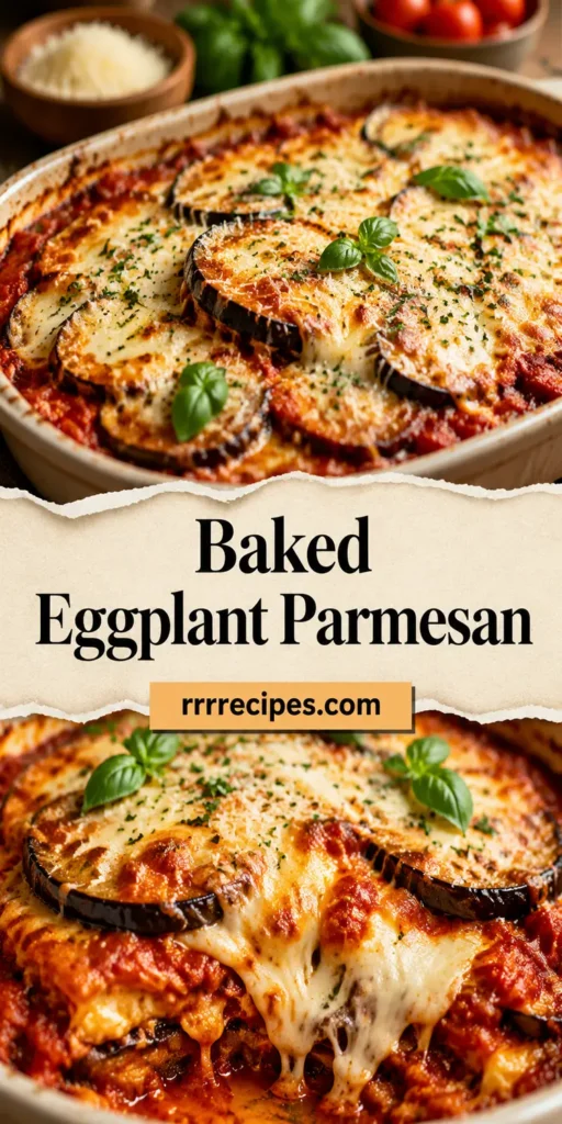 Baked Eggplant Parmesan Casserole for Family Night