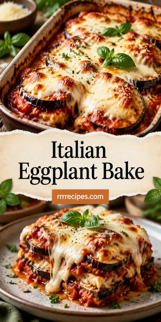 Italian Eggplant Bake with Mozzarella and Tomato Sauce