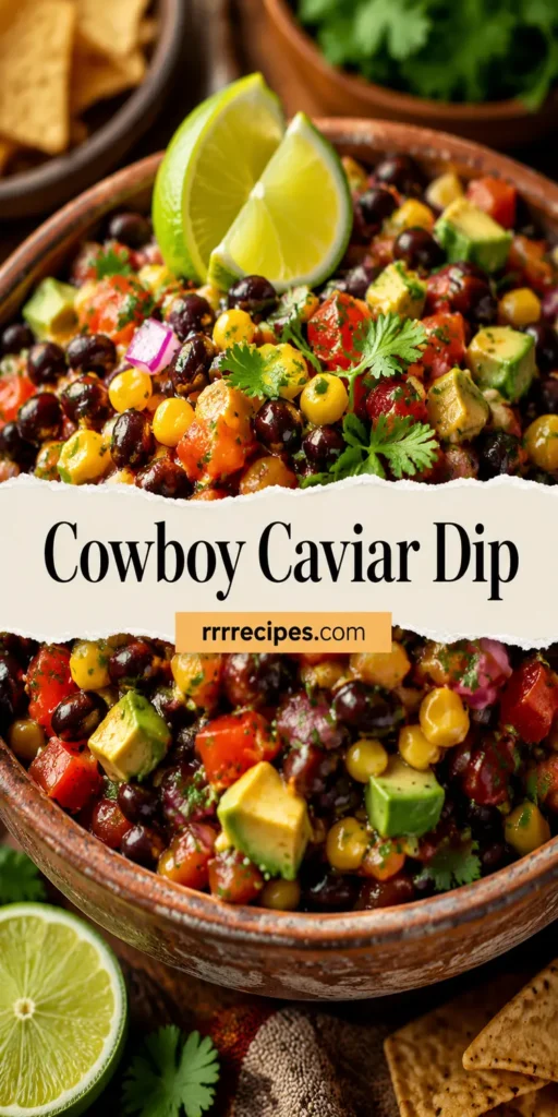 Cowboy Caviar Dip for Summer Cookouts