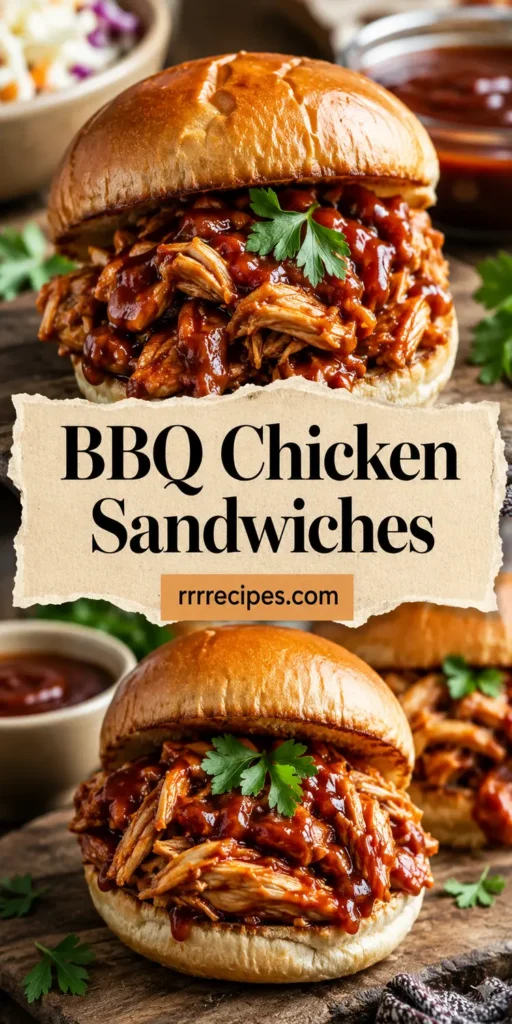 Crockpot BBQ Chicken for Summer Sandwiches
