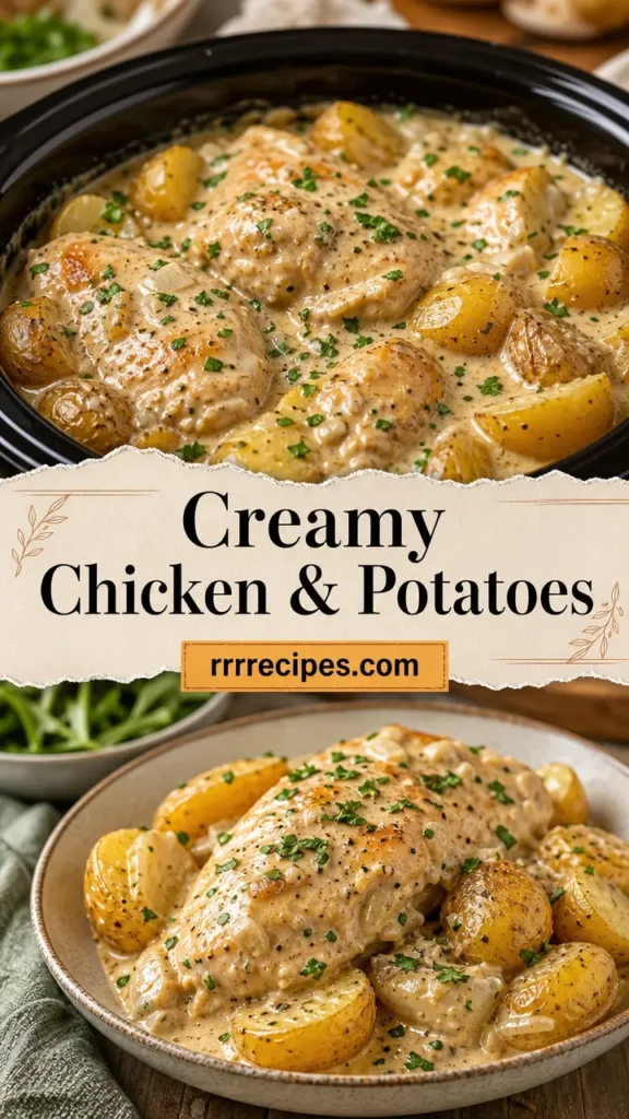 Creamy Crockpot Chicken Dinner with Potatoes