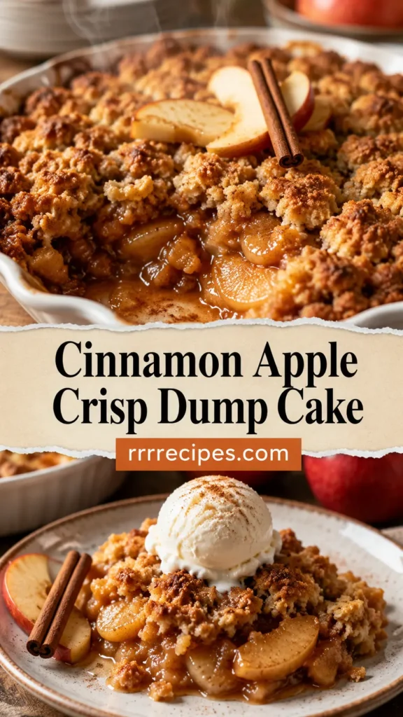 Cinnamon Apple Crisp Dump Cake