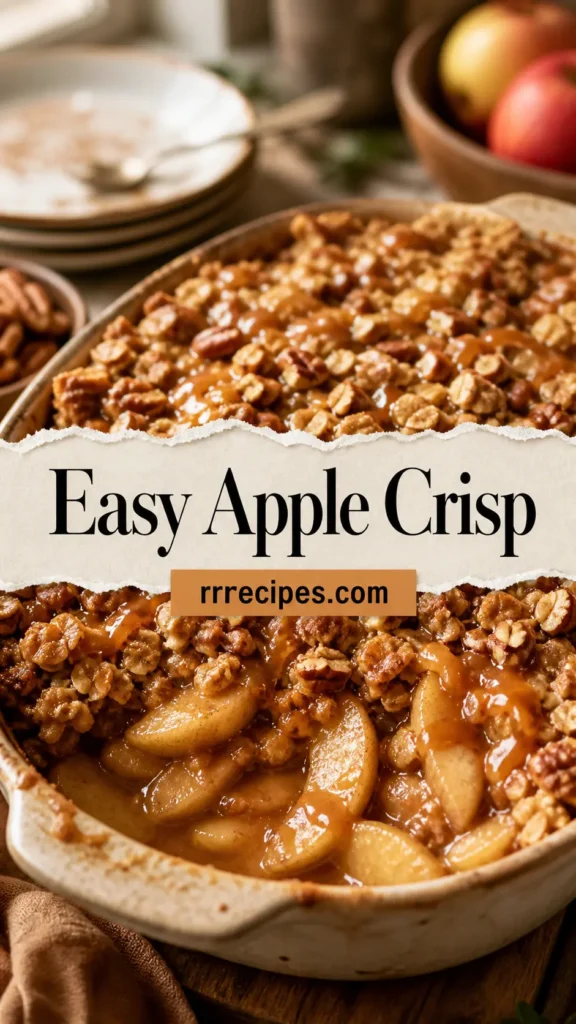 Easy Apple Crisp for Fall Dessert