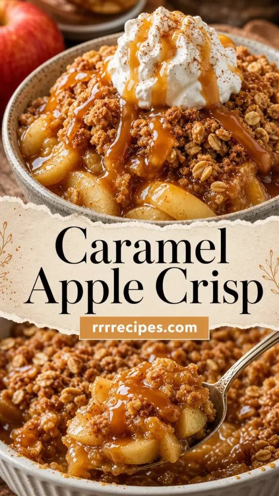 Caramel Apple Crisp for Sunday Dessert