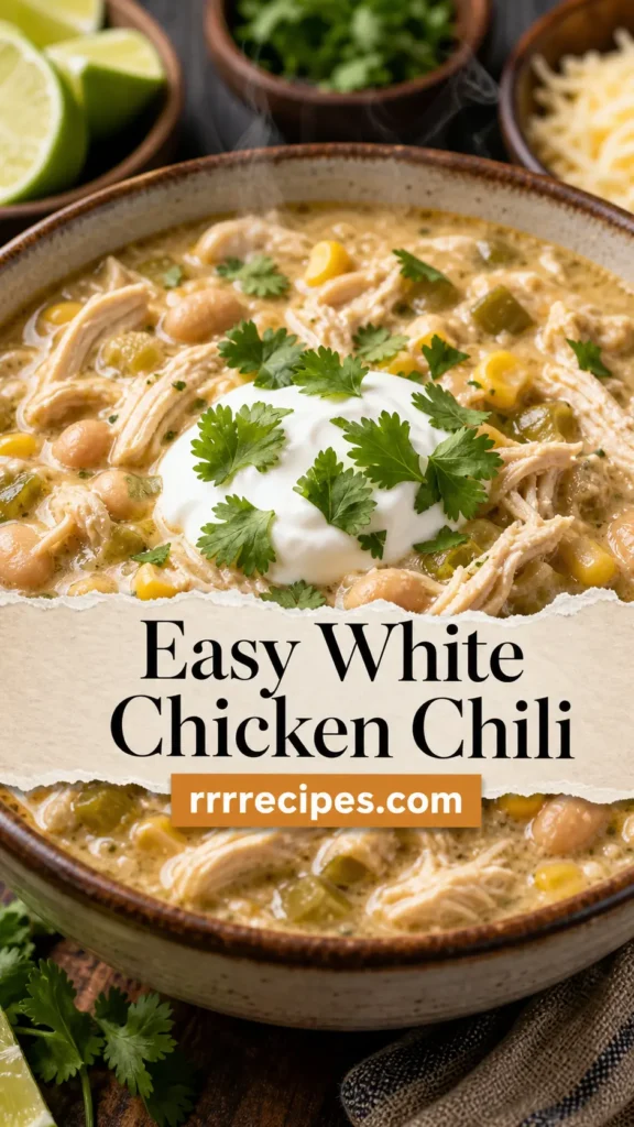 Easy White Chicken Chili for Busy Weeknights