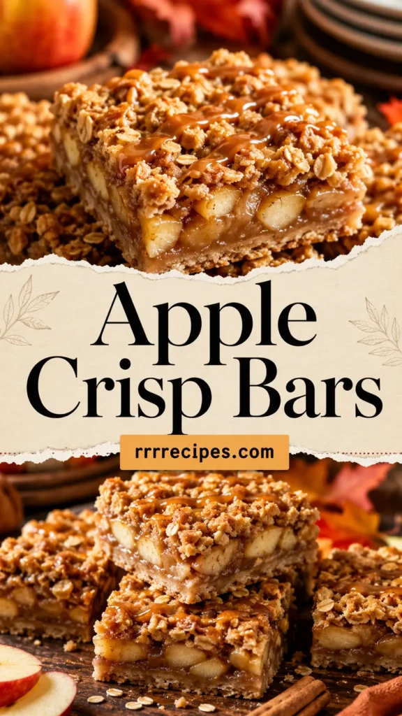 Apple Crisp Bars for Fall Potluck
