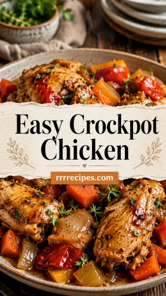 Easy Crockpot Chicken Recipes for Family Dinner