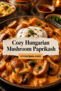 Cozy Hungarian Mushroom Paprikash