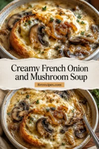 Creamy French Onion and Mushroom Soup
