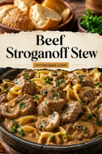 Slow Cooker Beef Stroganoff Stew