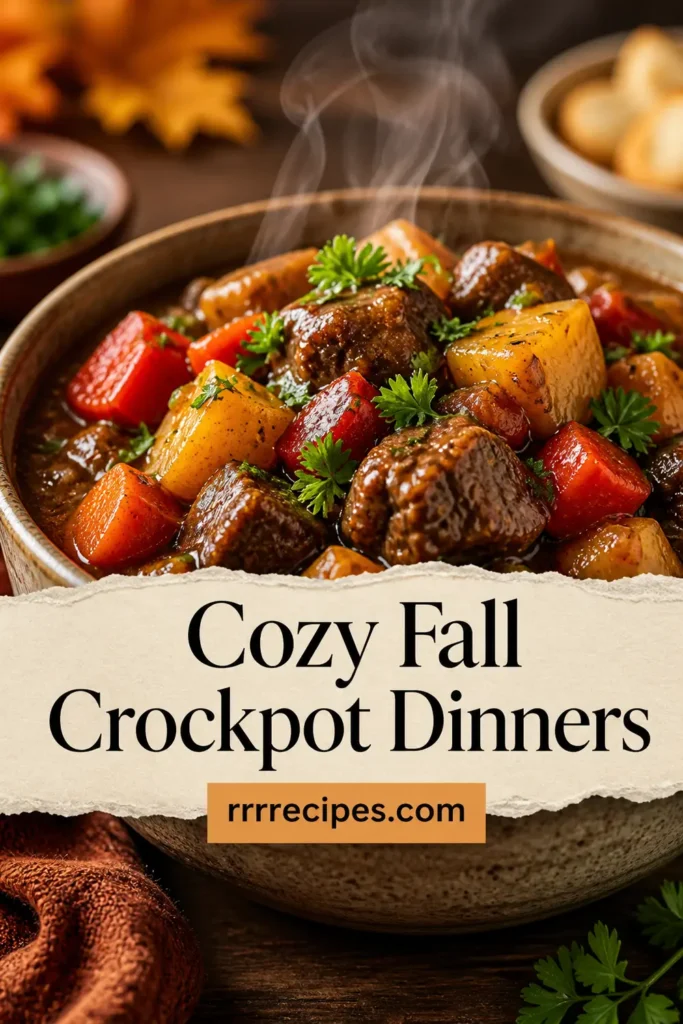 27 Cozy Fall Crockpot Dinners for Effortless Autumn Meals