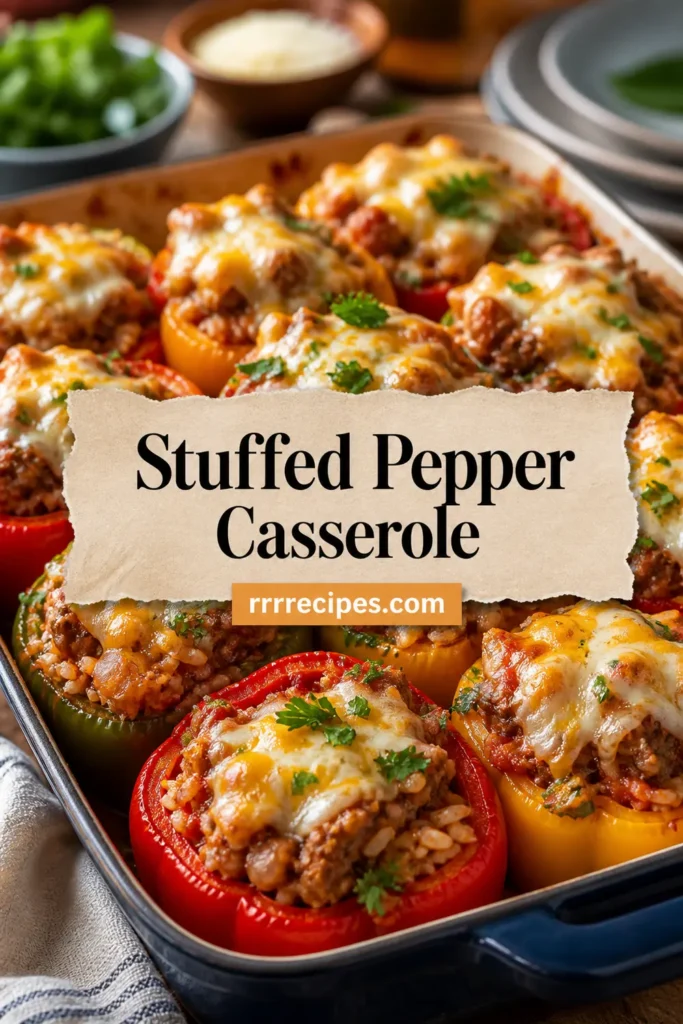 STUFFED PEPPER CASSEROLE