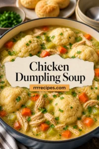 One Pot Chicken Dumpling Soup (with refrigerated biscuit dough!) | Recipe | Chicken dishes recipes,