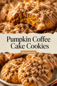 Pumpkin Coffee Cake Cookies