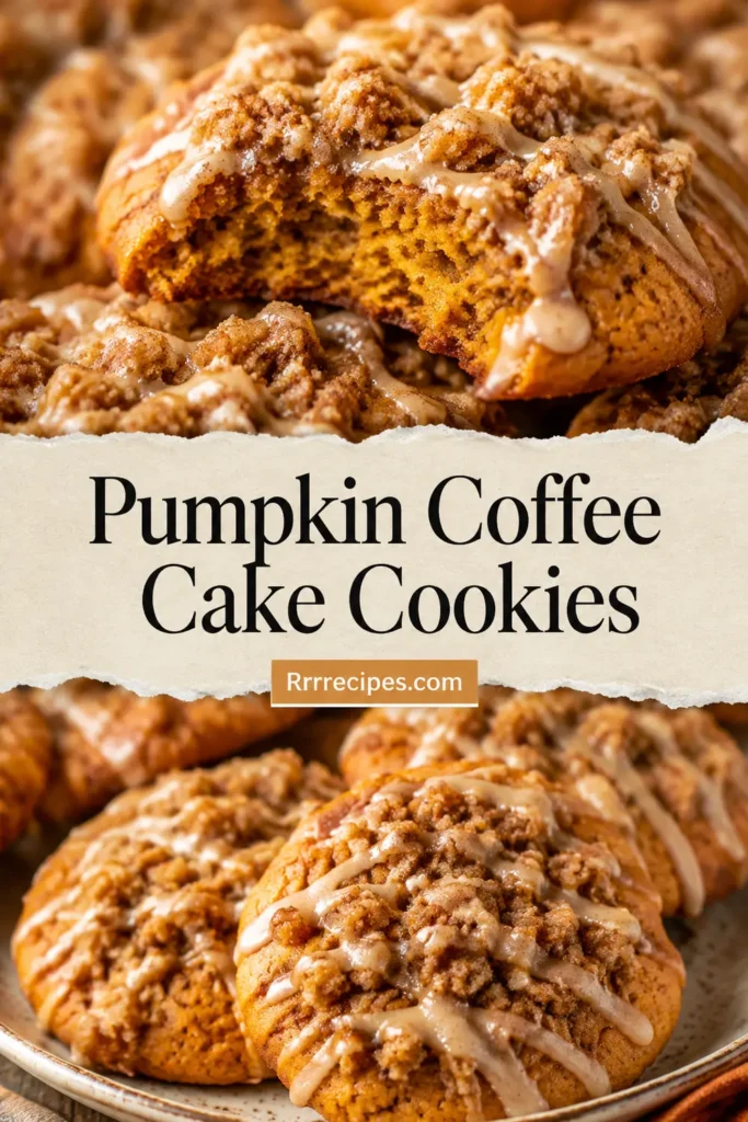 Pumpkin Coffee Cake Cookies