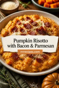 Pumpkin Risotto with Bacon & Parmesan - The Original Dish