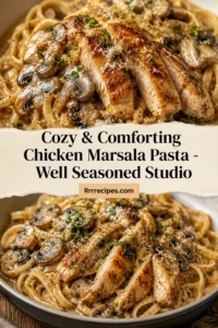 Cozy & Comforting Chicken Marsala Pasta - Well Seasoned Studio