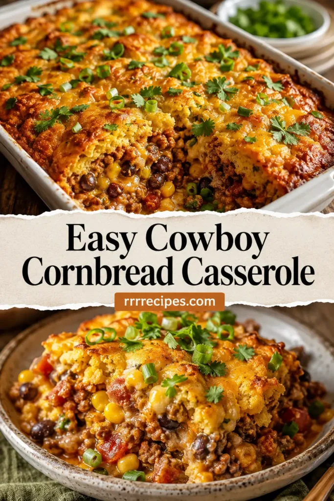 Easy Cowboy Cornbread Casserole | Practically Homemade