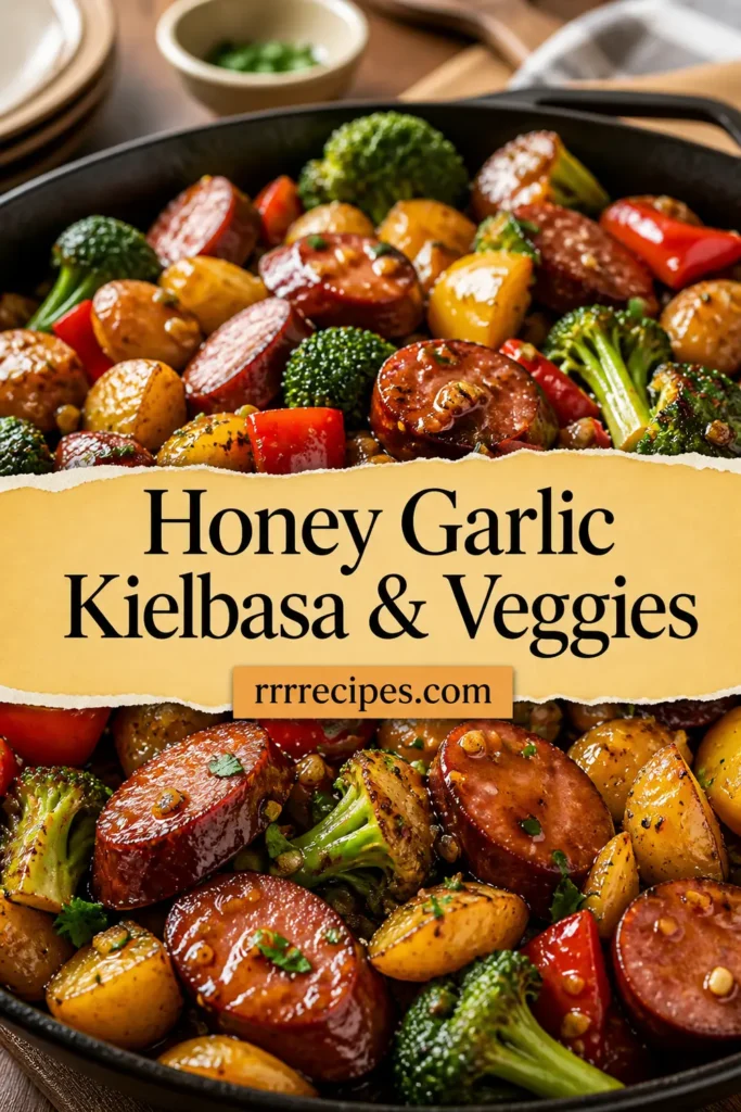 One-Pan Honey Garlic Kielbasa & Veggies: Easy Family Delight