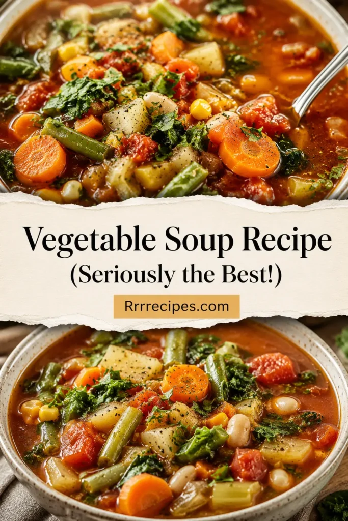 Vegetable Soup Recipe (Seriously the Best!)