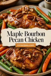 Maple Bourbon Pecan Chicken - Iowa Girl Eats