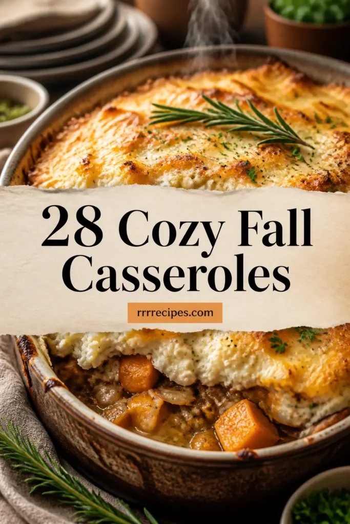 28 Cozy Fall Casseroles