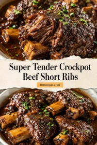 Super Tender Crockpot Beef Short Ribs