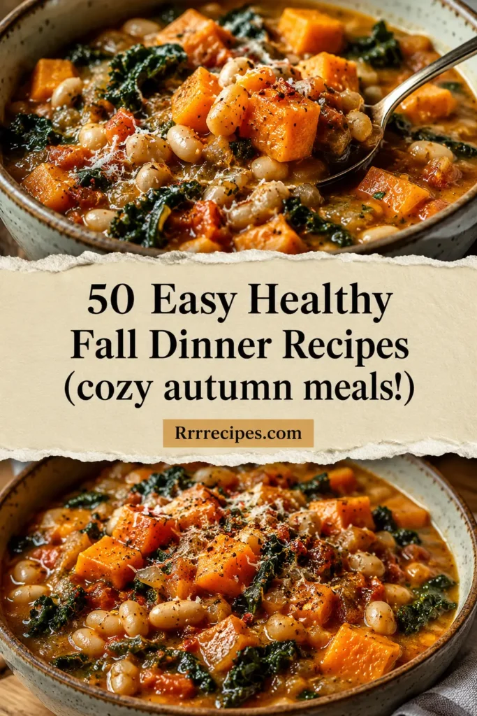 50 Easy Healthy Fall Dinner Recipes (cozy autumn meals!)