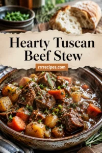 Hearty Tuscan Beef Stew Recipe: Comfort in Every Bite