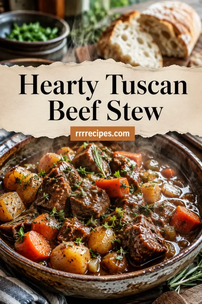Hearty Tuscan Beef Stew Recipe: Comfort in Every Bite