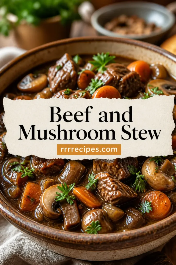 Beef and Mushroom Stew