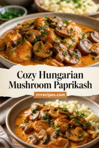 Cozy Hungarian Mushroom Paprikash