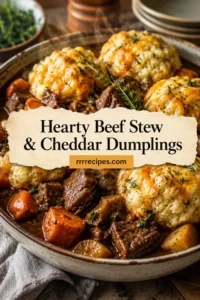 Hearty Beef Stew with Cheddar Herb Dumplings You’ll Want to Make Again and Again
