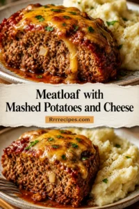 Meatloaf with Mashed Potatoes and Cheese