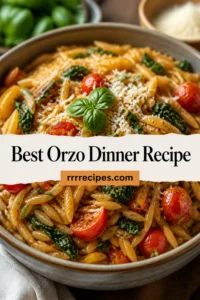 Best Orzo Dinner Recipe