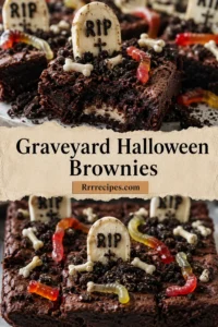 Graveyard Halloween Brownies